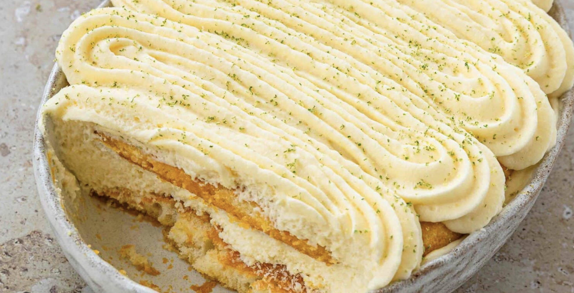 Mango tiramisu